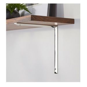 Rejuvenation Blake Polished Nickel Shelf Brackets Set of 2